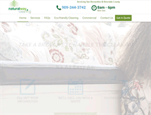 Tablet Screenshot of naturalwaycleaning.org
